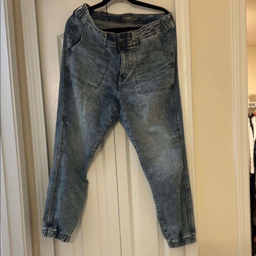 Torrid Soft Light Wash Denim Jogger Jeans - Women - Picture 9 of 11